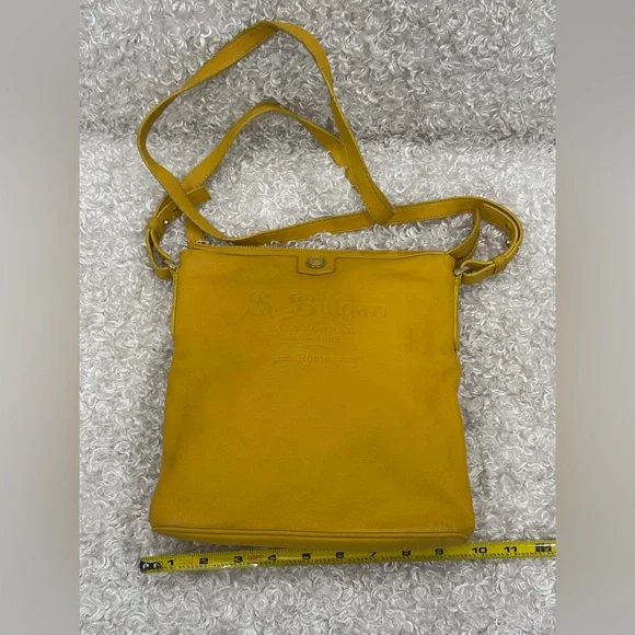 Bulgari Bvlgari Yellow Leather Tote Bag - Picture 6 of 16